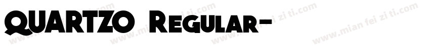 QUARTZO Regular字体转换
